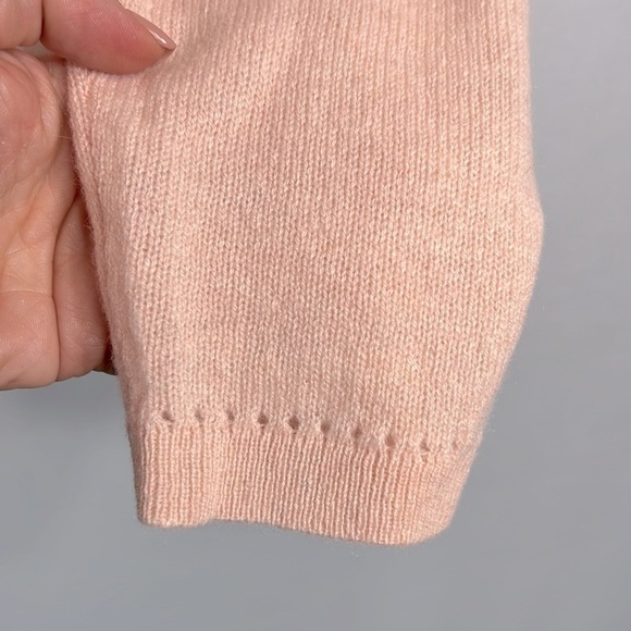 Hannah Rose Cashmere V-Neck Sweater S/P NWOT - Picture 4 of 6